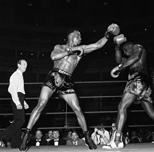 Nigel Benn vs Tim Williams at Royal Albert Hall London. Benn stopped his opponent