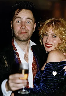 Nigel Kennedy Violin Player with girlfriend Brixie Smith