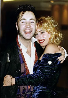 Nigel Kennedy Violinist with girlfriend Brix Smith Brixie DBase