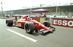 Nigel Mansell, British F1 racing driver at Monza racetrack - 10 / 09 / 1989
