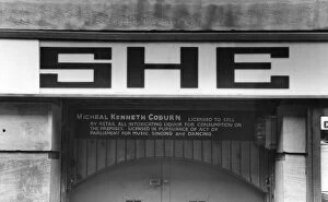 00545 Collection: The She night club on Victoria Street, Liverpool 12th October 1978