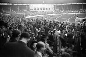 Track Prints: A night at the dogs, general views of the track and characters that work at the Greyhound