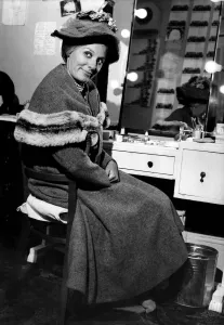 Every night at the Lyric Theatre, London, Actress Anne Rogers who is in the show