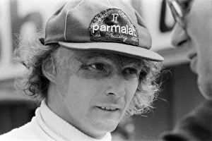 Injury Prints: Niki Lauda at Brands hatch, fighting the clock for an early placing in the John Player