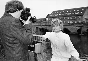 01502 Prints: Nikki Pink, model from Cottenham, has her photograph taken by Nigel Oliver-Hogg