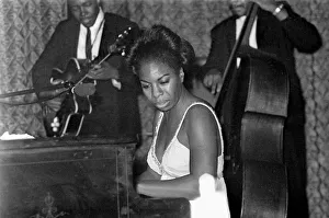 Nina Simone June 1965 Jazz singer Pictured performing at Annie