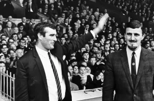 Noel Cantwell introduced by Jimmy Hill as the new manager for Coventry Dbase