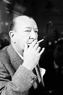 Noel Coward Reception for cast members in Manchester where he celebrates two