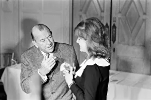 00976 Prints: Noel Coward Reception for cast members in Manchester where he celebrates two