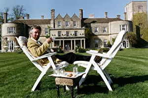 Noel Edmonds Tv Presenter relaxing at Luckham Park scene of one of his sexy weekends with