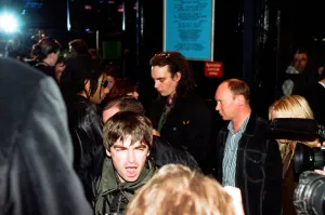 Noel Gallagher at the launch of The Rolling Stones video Circus