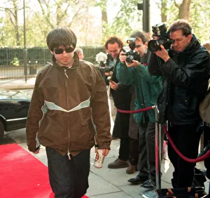 Noel Gallagher of Oasis arrives at The Park Lane Hotel for the Q Awards