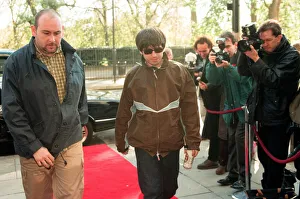 Noel Gallagher of Oasis arrives at The Park Lane Hotel for the Q Awards
