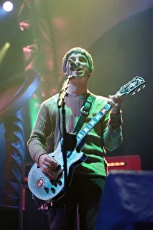 Noel Gallagher of Oasis performing at Newcastle Arena during their Be Here Now Tour