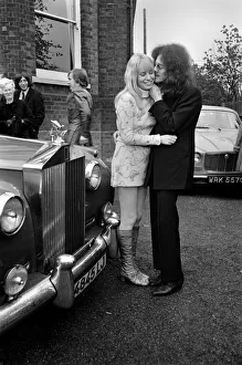 Noel Redding who played in the Jimi Hendrix experience band with bride Susan Fonsby