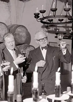 Wine Prints: Noel Whitcomb at a annual french wine tasting at JLP Lebeque & Co nr London Bridge
