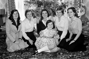 The Nolan Sisters: Six lovely young ladies aged from 9 to 24 years are appearing in