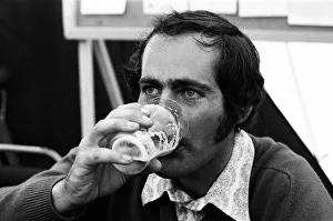 Southport Prints: Norman Wood after the mornings game in Southport. 25th May 1973