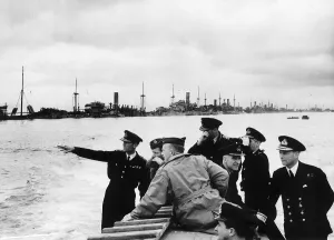 Normandy Invasion 1944 Rear Admiral Sir Philip Vian Admiral Sir Bertram H Ramsay