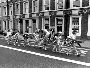 00419 Prints: North East Festivals The New Wave Parade through the centre of Newcastle to begin