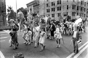 North East Festivals The New Wave Parade through the centre of Newcastle to begin