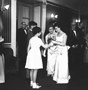 00429 Prints: North East Royal Visit - Princess Margaret flew into Newcastle Airport