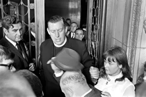00020 Prints: Northern Ireland August 1969. Reverend Ian Paisley seen here at Stormont