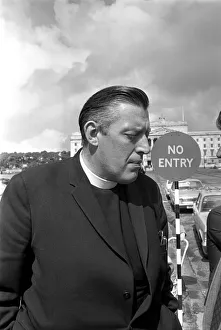 Northern Ireland August 1969. Reverend Ian Paisley seen here at Stormont