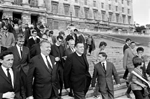 Northern Ireland August 1969. Reverend Ian Paisley seen here at Stormont