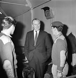 Northern Ireland P. M. Major Chichester Clark pictured in Belfast with British troops