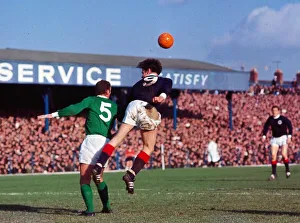 Northern Ireland V Scotland 1967 Jim McCalliog of Scotland
