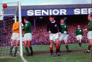 Northern Ireland V Scotland 1967 Jim McCalliog of Scotland