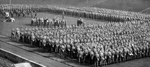Northumberland Home Guard units attend a St Georges Day service at St James