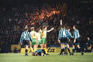 Norwich City 0 v Inter Milan 1 UEFA Cup Round 16 first leg at Bramall Lane