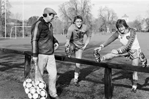 Norwich City F. C. are seen training today ahead of their game against Spurs