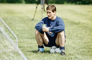 Nottingham Forest and England footballer Nigel Clough on the England tour of USA July