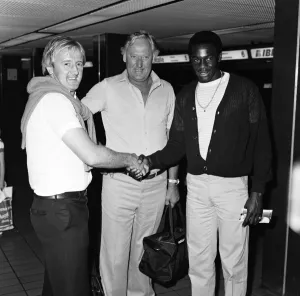 Nottingham Forest Football Team at London Heathrow Airport, 19th August 1981