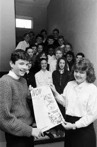 Secondary Prints: Now, read all about it... budding newshounds at Newsome High School have scooped