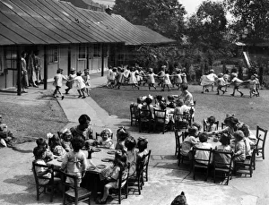 Nursery Prints: A number of American women teachers and North of England students are doing voluntary