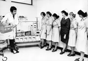 Nurses at the Newcastle Freeman Hospital are studying some of the most up-to-date medical