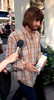 Oasis lead singer Liam Gallagher pops out to get some milk in St Johns Wood