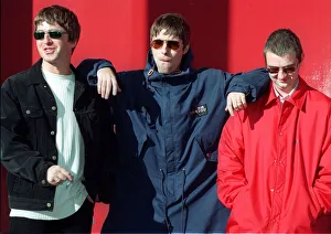 Britpop Prints: Oasis members of the pop group