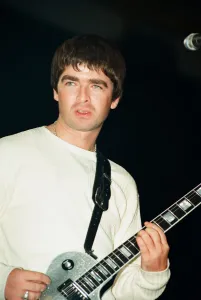 Oasis performing at the Metroradio Arena, Newcastle upon Tyne, United Kingdom