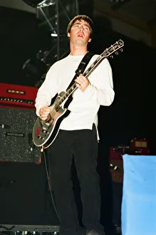 Oasis performing at the Metroradio Arena, Newcastle upon Tyne, United Kingdom