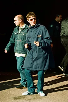 Oasis performing at the Metroradio Arena, Newcastle upon Tyne, United Kingdom