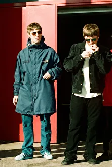 Oasis performing at the Metroradio Arena, Newcastle upon Tyne, United Kingdom