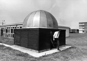 The observatory in the grounds of Binley Park Comprehensive School. 9th July 1968