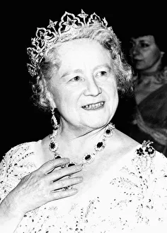 On the occasion of her 80th birthday The Queen Mother attended a gala performance of Sir