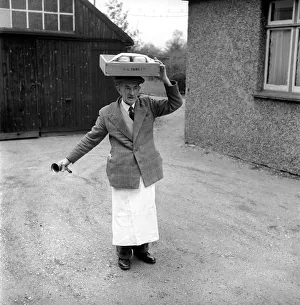 Occupation: Baker: Teddy Tonge - The muffin man of Reading seen here making
