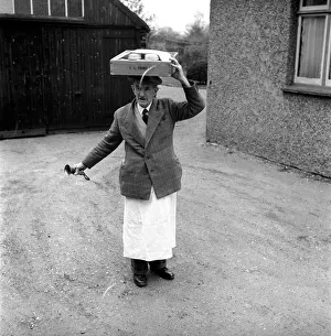 Occupation: Baker: Teddy Tonge - The muffin man of Reading seen here making